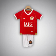 06/07 Manchester United Home Kids Size Kit - Image 2