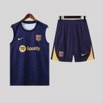Barcelona Blue Chrome Training Kit