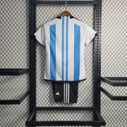 2022 Argentina Home Football Shirt Kids Size - Image 2