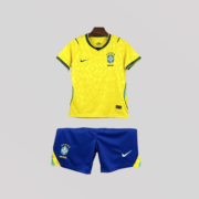 Brazil World Cup Yellow Home Kids Size Kit - Image 2