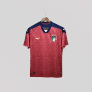 Italy 2021/22 Red Goalkeeper Retro Football Kit