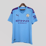 Manchester City 2019/20 Home Retro Football Kit