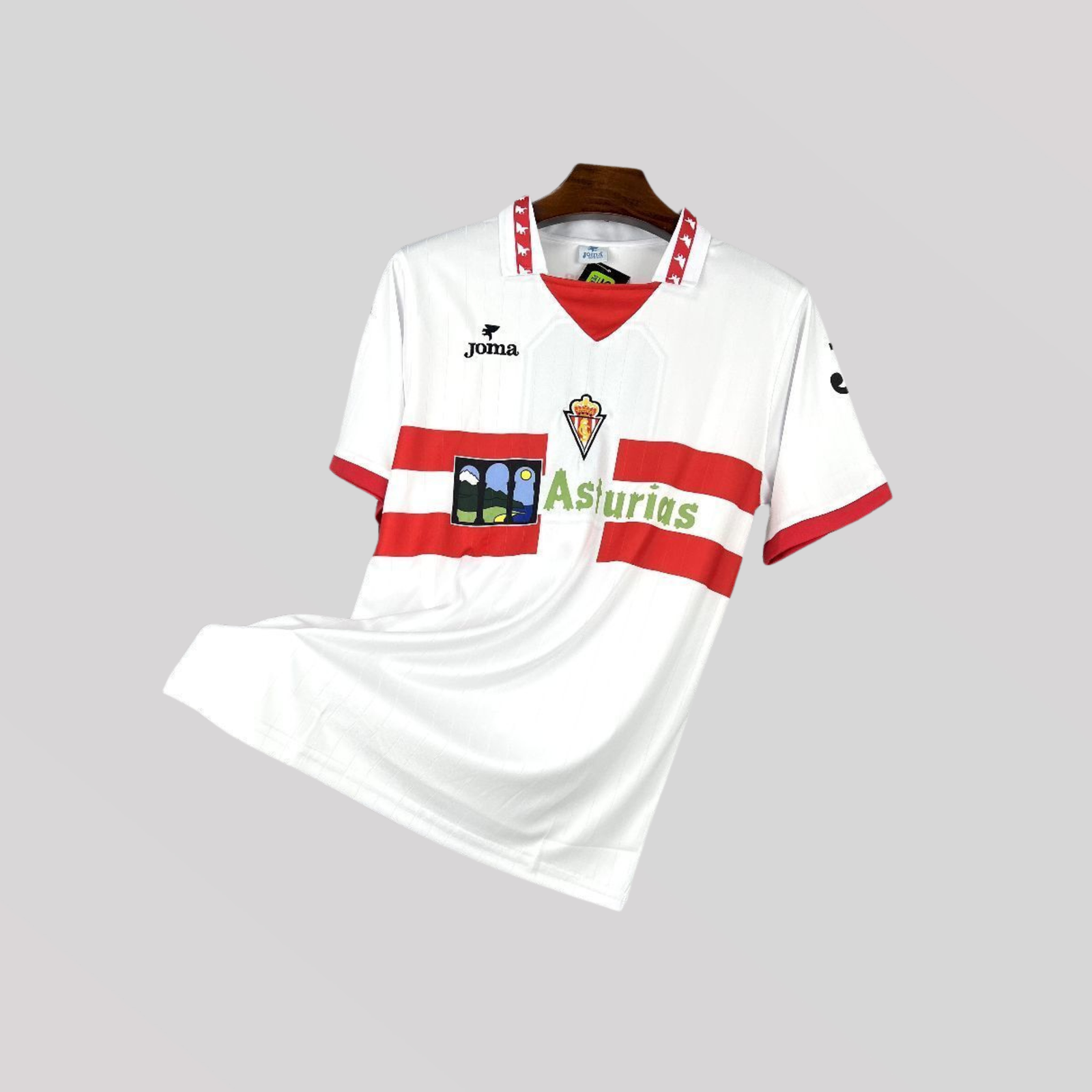 1_fb81b235-39b1-473a-a91f-31d3e96e886b Sporting de Gijón 1996/97 Away Retro Football Kit - Image 1