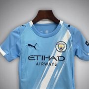 25/26 Manchester City Home Kids Size Kit - Image 2