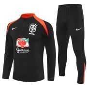 25/26 Brazil Training Black Tracksuit - Image 2