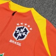 25/26 Brazil Training Orange Tracksuit - Image 4
