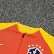 25/26 Brazil Training Orange Tracksuit - Image 3