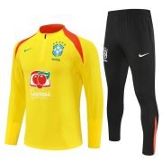 25/26 Brazil Training Yellow Tracksuit - Image 2