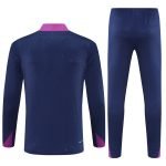 25/26 FC Barcelona Half Zip Training Blue/Purple Tracksuit