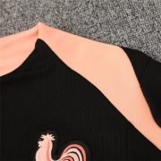 25/26 France Training Black/Light Pink Tracksuit - Image 4