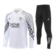 25/26 PSG x Jordan White Tracksuit - Image 2