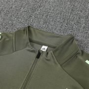 25/26 Real Madrid Training Dark Olive Tracksuit - Image 2
