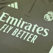 25/26 Real Madrid Training Dark Olive Tracksuit - Image 5