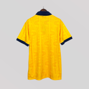 Lazio 1991/92 Yellow Away Retro Football Kit - Image 2