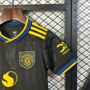 2025/2026 Manchester United Third Away Kids Size Kit - Image 5