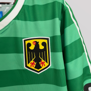 Germany 1984 Green Away Retro Football Kit - Image 3