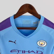 Manchester City 2019/20 Home Retro Football Kit - Image 3