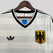 Germany 1984 White Home Retro Football Kit - Image 3