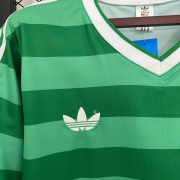 Germany 1984 Green Away Retro Football Kit - Image 4