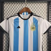 2022 Argentina Home Football Shirt Kids Size - Image 3