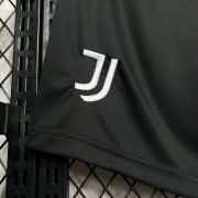 2024/2025 Juventus Home Black Shorts - Image 3