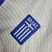 2025/2026 Greece Jacket White and Blue Windbreaker - Image 3