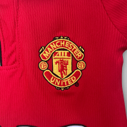 98/99 Manchester United Home Kids Size Kit - Image 3
