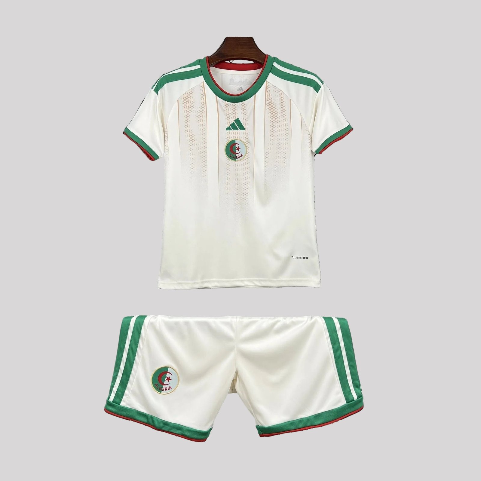 9df1ea78 2026 Algeria Home World Cup Kids Size Kit - Image 1