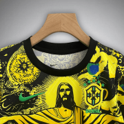 Brazil "Jesus" Kids Size Yellow Kit - Image 2