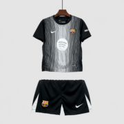 Barcelona Black Goalkeeper Kids Size Kit - Image 2