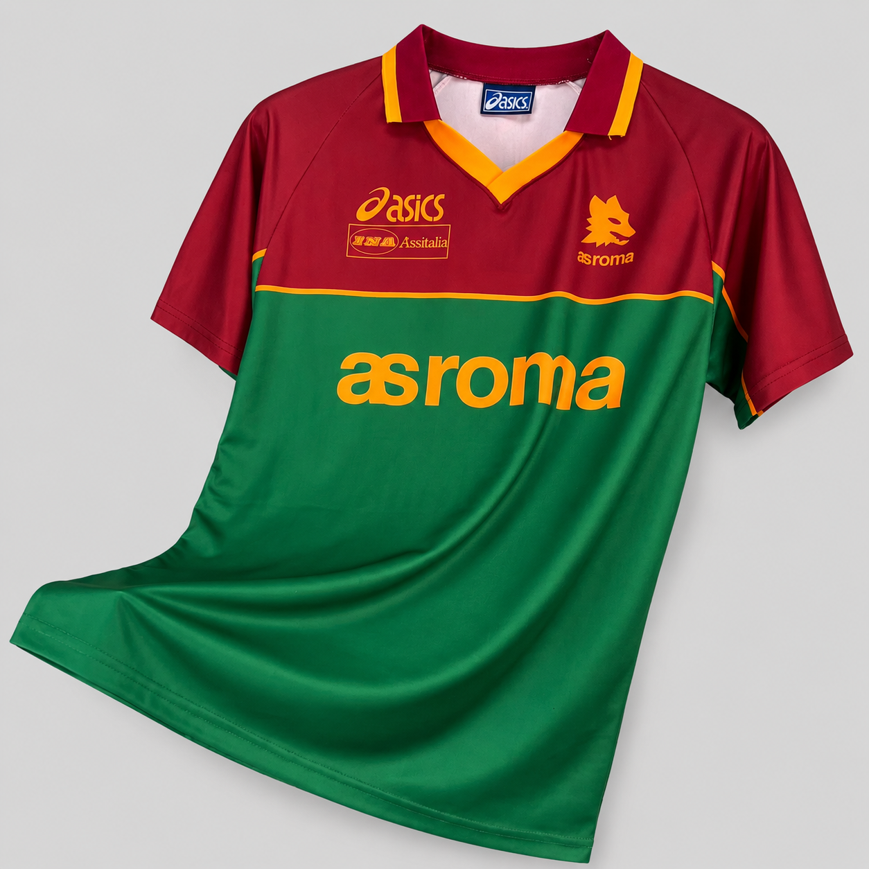 ChatGPT_Image_Jul_20_2026_01_09_42_AM AS Roma 1995/96 Men’s Retro Pre-Match Football Kit - Image 1