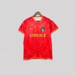 Italy "Versace" Premium Red Kit