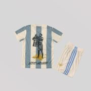Argentina "Messi" Fans Edition World Cup Kids Size Kit - Image 2