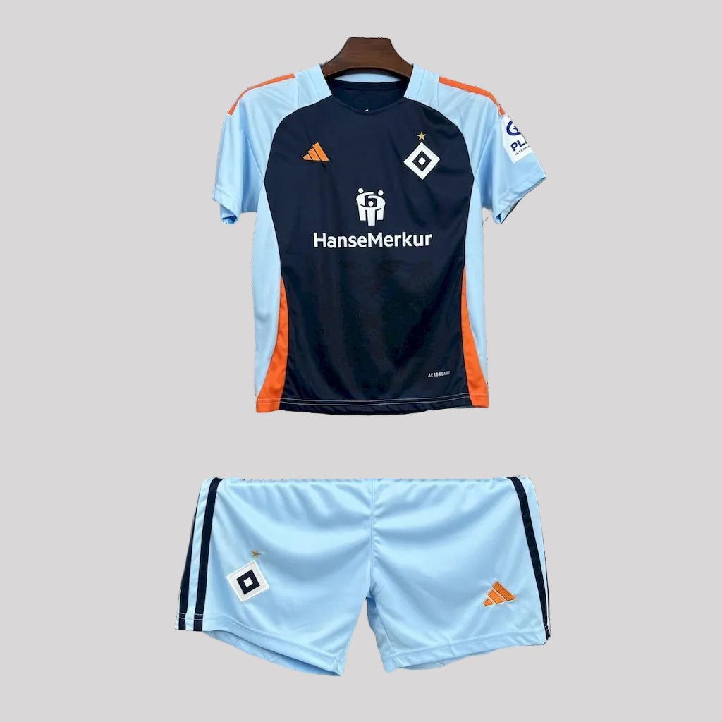 bacc492a 2025/2026 Hamburger SV Pre-Match Kids Size Kit - Image 1