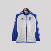 2025/2026 Greece Jacket White and Blue Windbreaker