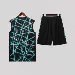 Inter Milan Black and Light Blue Training Kit