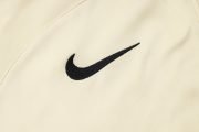 PSG Beige and Dark Blue Premium Tracksuit - Image 2