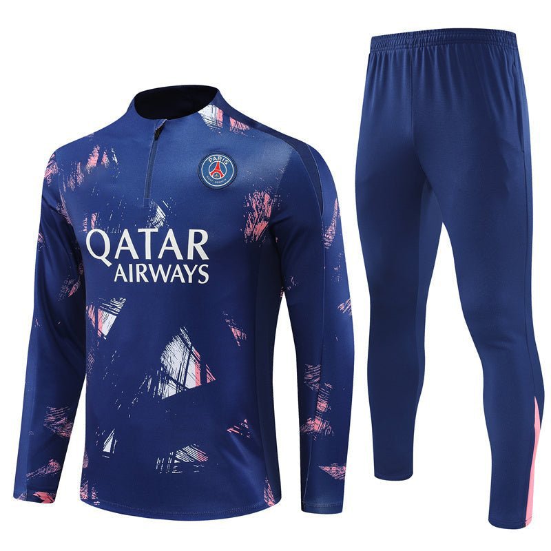 pspsp PSG "Parisian Frost" Blue Premium Tracksuit - Image 1
