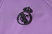 Real Madrid Purple and White Premium Tracksuit - Image 2