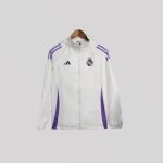 2025/2026 Real Madrid Jacket White Windbreaker