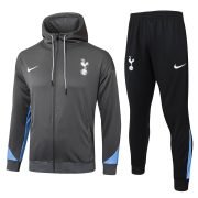 Tottenham Gray and Black Premium Tracksuit - Image 2