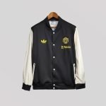 2025/2026 Manchester United Black And White Jacket Windbreaker