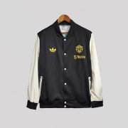 2025/2026 Manchester United Black And White Jacket Windbreaker